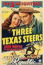 John Wayne, Ray Corrigan, and Carole Landis in Three Texas Steers (1939)