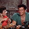 Anne Bancroft and Victor Mature in Demetrius and the Gladiators (1954)