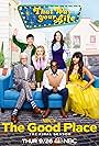 Ted Danson, Kristen Bell, William Jackson Harper, Manny Jacinto, Jameela Jamil, and D'Arcy Carden in The Good Place (2016)