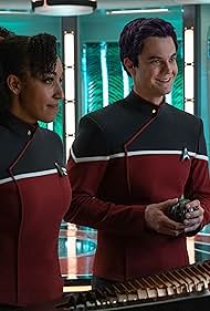 Jack Quaid and Tawny Newsome in Star Trek: Strange New Worlds (2022)