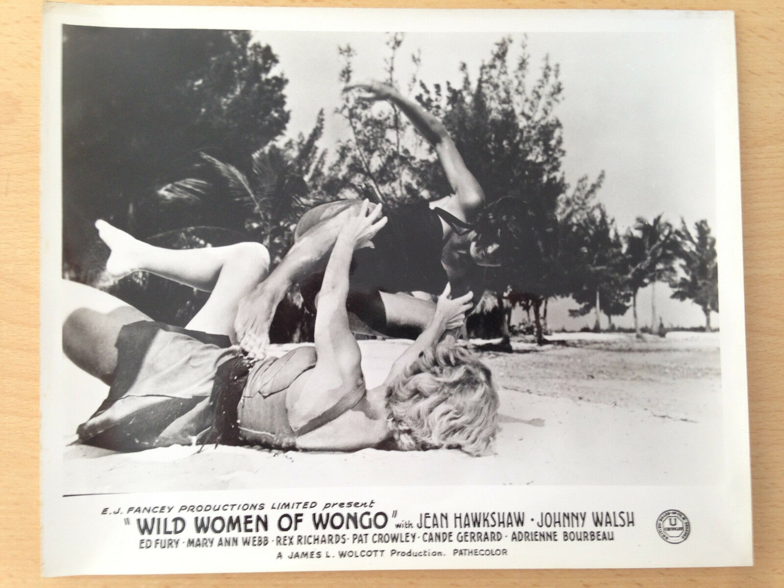 Adrienne Bourbeau and Candé Gerrard in The Wild Women of Wongo (1959)