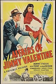 Dennis O'Keefe and Ruth Terry in The Affairs of Jimmy Valentine (1942)