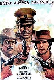 Mario Almada, Eric del Castillo, and Jorge Rivero in El cortado (1979)