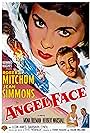 Robert Mitchum and Jean Simmons in Angel Face (1952)