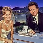 Sharon Stone and Garry Shandling in The Larry Sanders Show (1992)