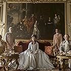 Neil Edmond, Michelle Fairley, and Richard Cunningham in Queen Charlotte: A Bridgerton Story (2023)