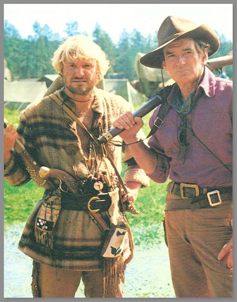 Rod Taylor and Charles Napier in The Oregon Trail (1976)