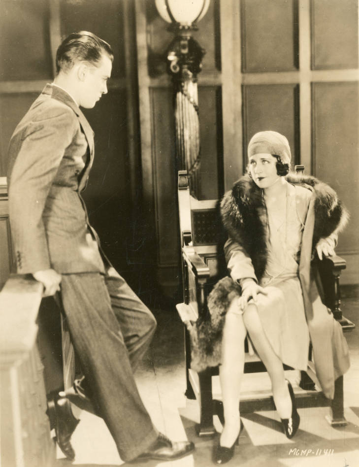 Raymond Hackett and Norma Shearer in The Trial of Mary Dugan (1929)