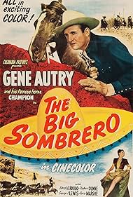 Gene Autry, Elena Verdugo, and Champion in The Big Sombrero (1949)