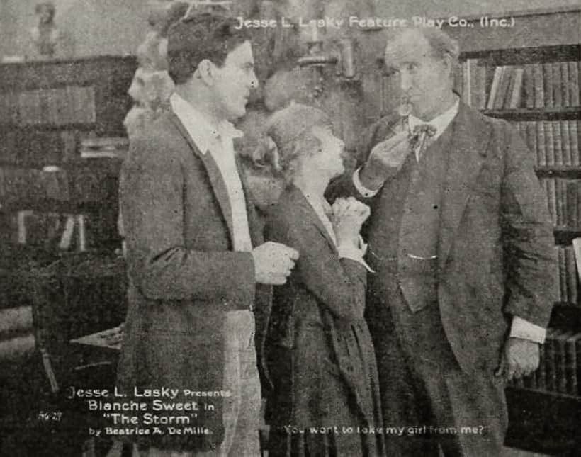 Thomas Meighan, Theodore Roberts, and Blanche Sweet in The Storm (1916)