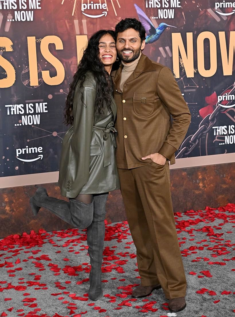 Radhi Devlukia-Shetty and Jay Shetty at an event for This Is Me... Now (2024)