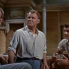 Leo Gordon, Tom Tully, and George D. Wallace in Soldier of Fortune (1955)