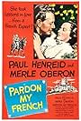 Paul Henreid and Merle Oberon in Pardon My French (1951)