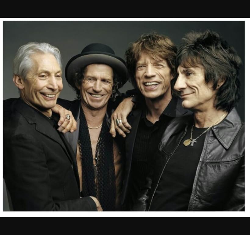 Mick Jagger, Keith Richards, Charlie Watts, Ronnie Wood, and The Rolling Stones