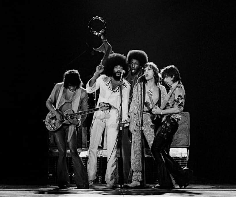 Mick Jagger, Billy Preston, Keith Richards, Ronnie Wood, and The Rolling Stones