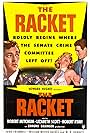 Robert Mitchum, Robert Ryan, and Lizabeth Scott in The Racket (1951)