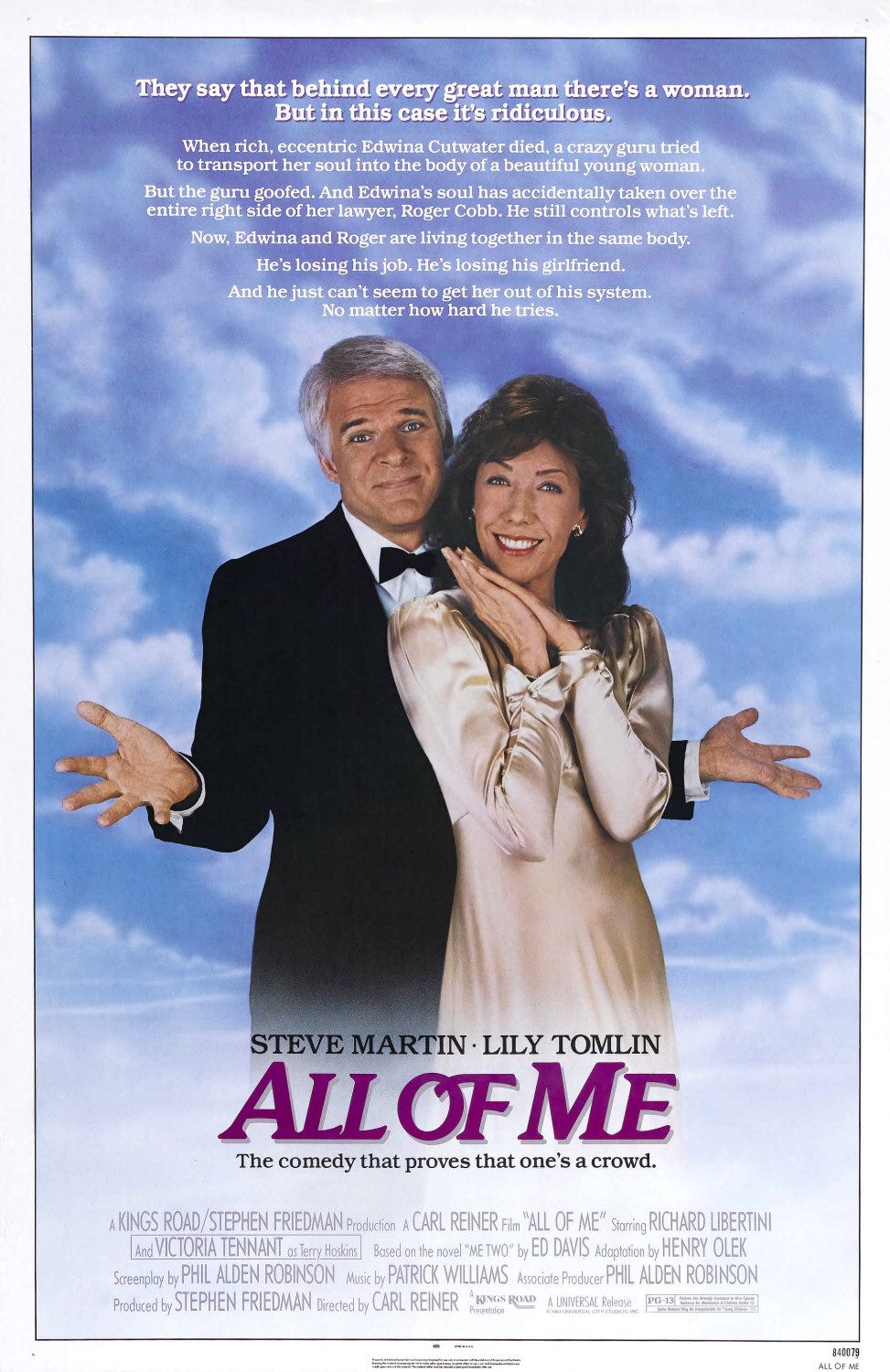 Steve Martin and Lily Tomlin in All of Me (1984)