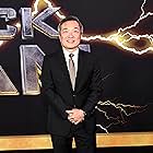 Jim Lee at an event for Black Adam (2022)