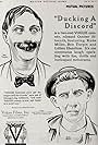 Rube Miller and Ben Turpin in Ducking a Discord (1916)