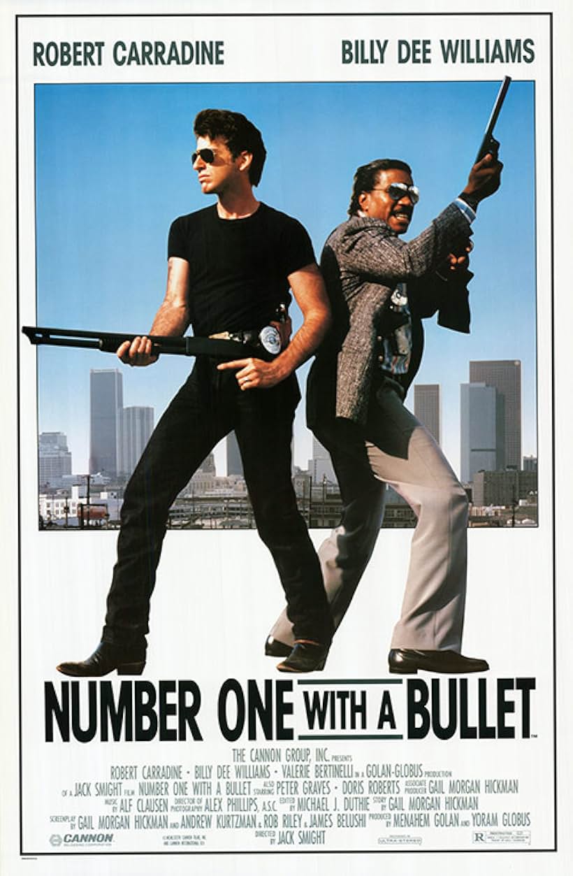 Robert Carradine and Billy Dee Williams in Number One with a Bullet (1987)