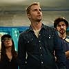 Sam Rockwell, Robin Hellier, Al Weaver, Ben Schwartz, and Phoebe Fox in Blue Iguana (2018)