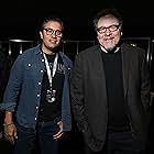 Jon Favreau and Asad Ayaz at an event for Star Wars Celebration LIVE! 2023 (2023)