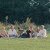 Will Poulter, William Jackson Harper, Jack Reynor, Ellora Torchia, Florence Pugh, Hampus Hallberg, and Vilhelm Blomgren in Midsommar (2019)