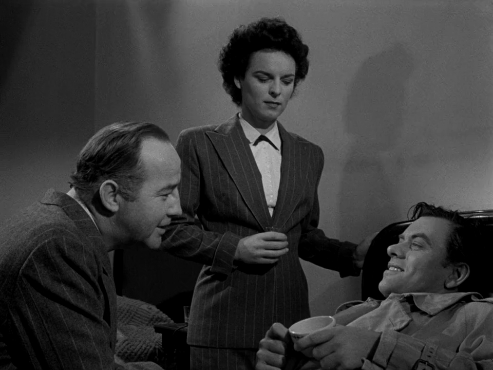 Broderick Crawford, John Ireland, and Mercedes McCambridge in All the King's Men (1949)