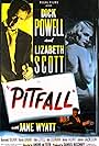 Raymond Burr, Dick Powell, and Lizabeth Scott in Pitfall (1948)