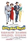 Marlon Brando, Frank Sinatra, Jean Simmons, and Vivian Blaine in Guys and Dolls (1955)