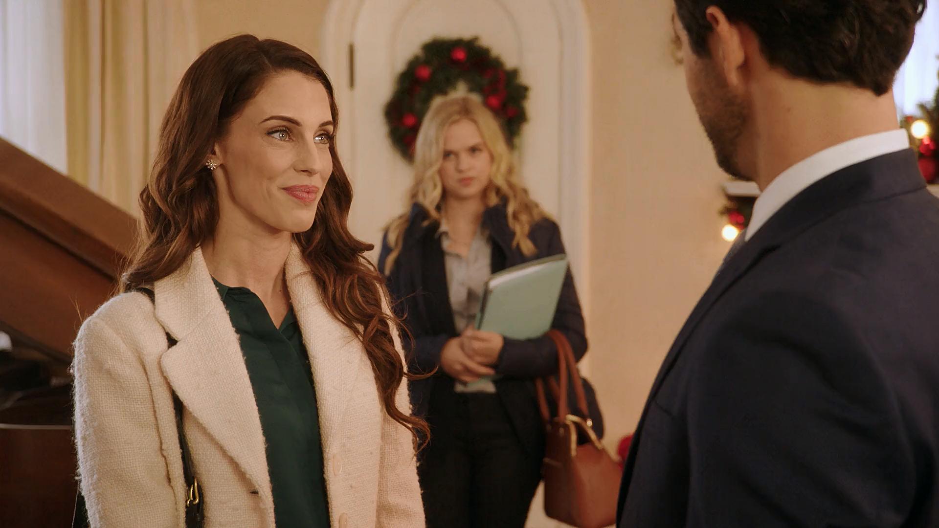 Michael Rady and Jessica Lowndes in Christmas at Pemberley Manor (2018)