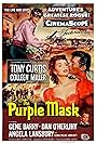 Tony Curtis, Colleen Miller, and Dan O'Herlihy in The Purple Mask (1955)