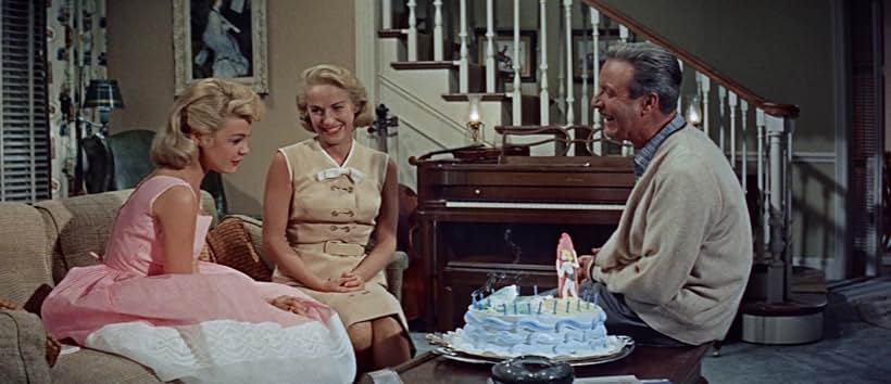 Sandra Dee, Mary LaRoche, and Arthur O'Connell in Gidget (1959)