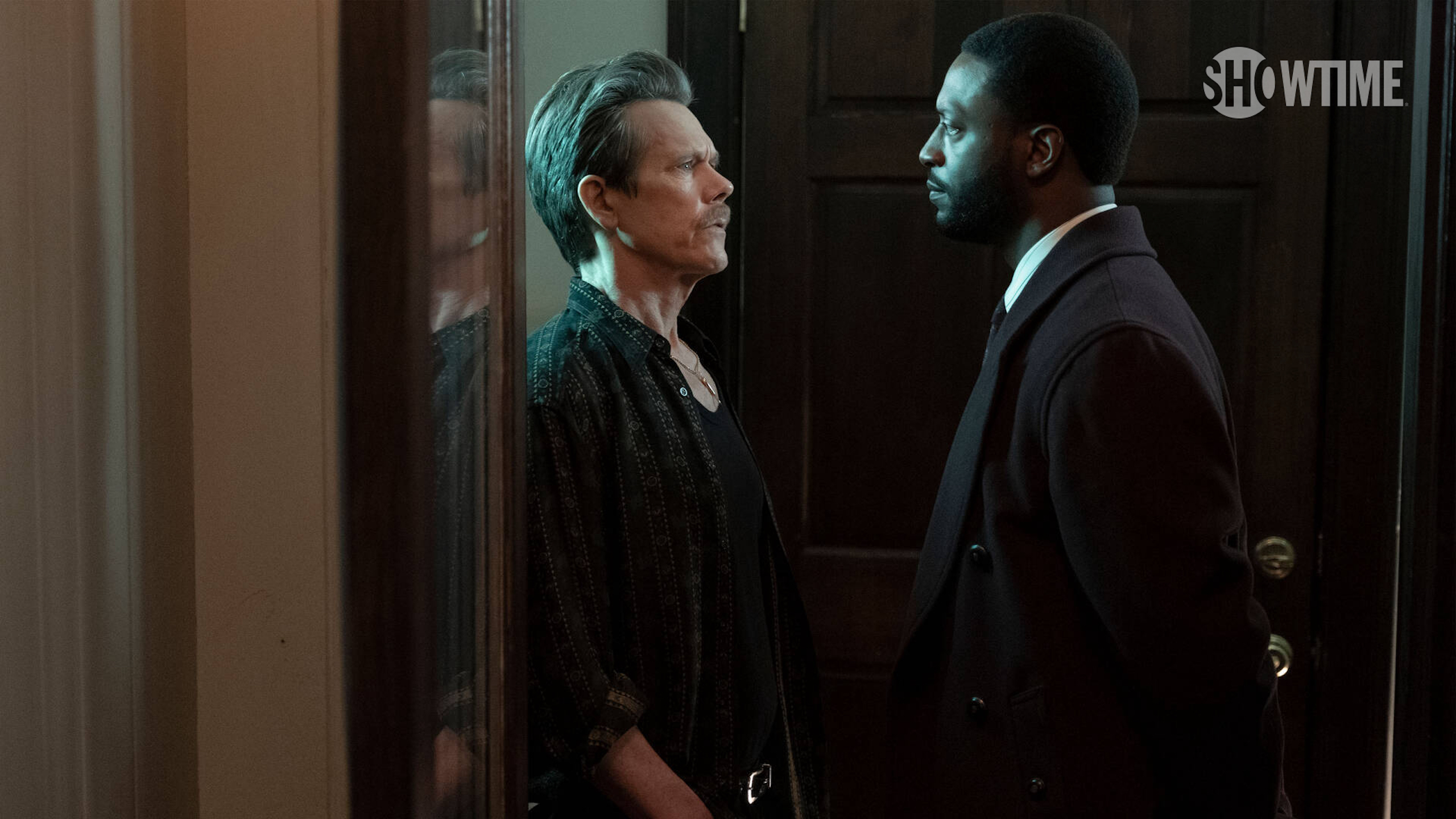 Kevin Bacon and Aldis Hodge in Whipping Post (2022)