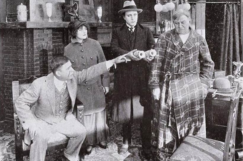 Frank Jonasson, Marin Sais, Arthur Shirley, and William H. West in The Vanishing Vases (1915)