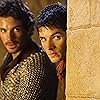 Santiago Cabrera and Colin Morgan in Merlin (2008)