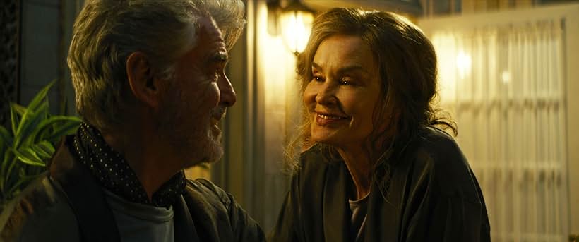 Pierce Brosnan and Jessica Lange in The Great Lillian Hall (2024)