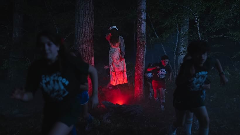 Tess Santarsiero, Coulter Ibanez, Declan Foley, and Madeleine Dauer in She Came from the Woods (2022)