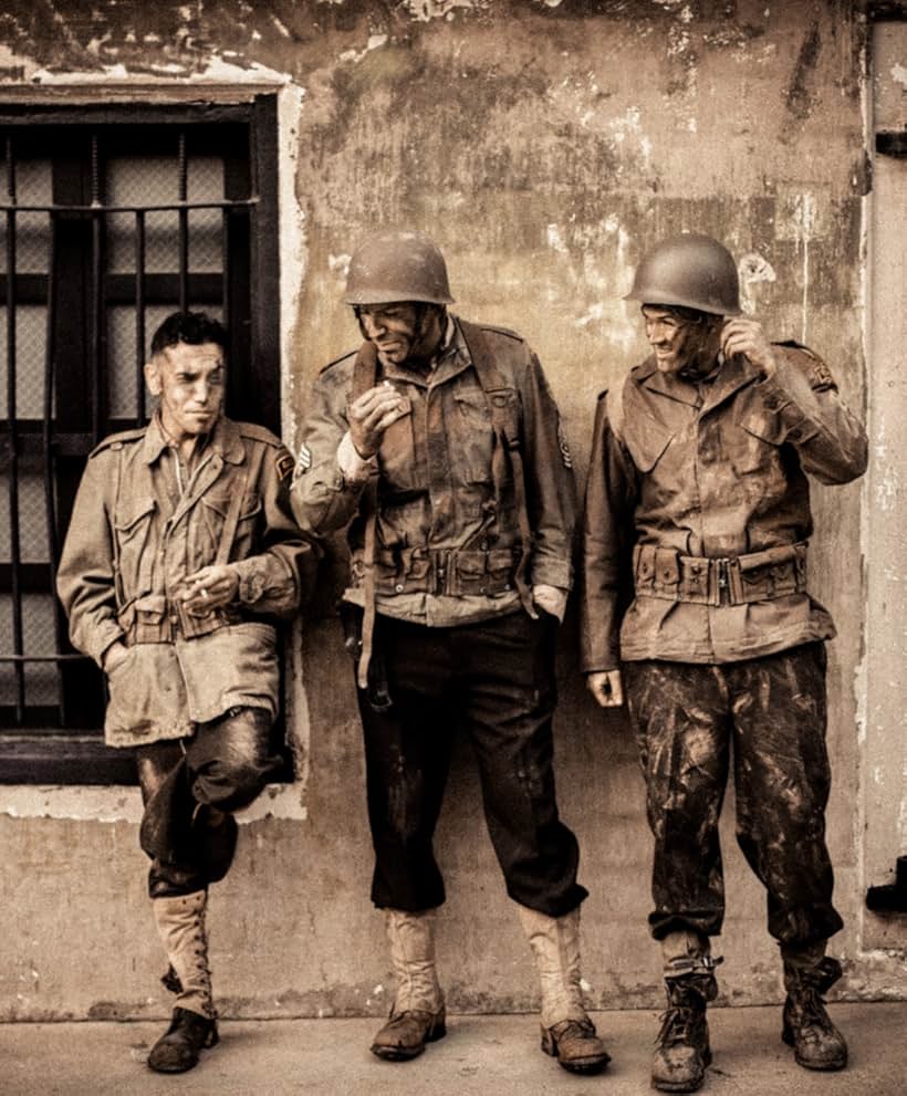 Kellan Rhude, Isaac Cruz, and Jesse Kove in D-Day: Battle of Omaha Beach (2019)