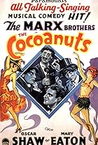 Groucho Marx, Mary Eaton, Chico Marx, Harpo Marx, Zeppo Marx, Oscar Shaw, and The Marx Brothers in The Cocoanuts (1929)