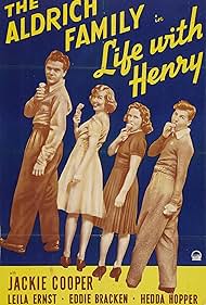 Eddie Bracken, Jackie Cooper, Leila Ernst, and Kay Stewart in Life with Henry (1940)