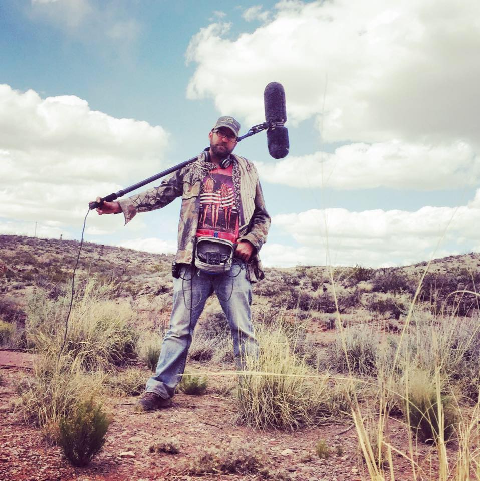 John K.D. Graham running sound on At Your Own Risk. New Mexico.