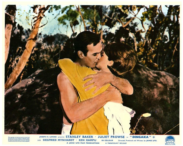 Stanley Baker and Juliet Prowse in Dingaka (1964)