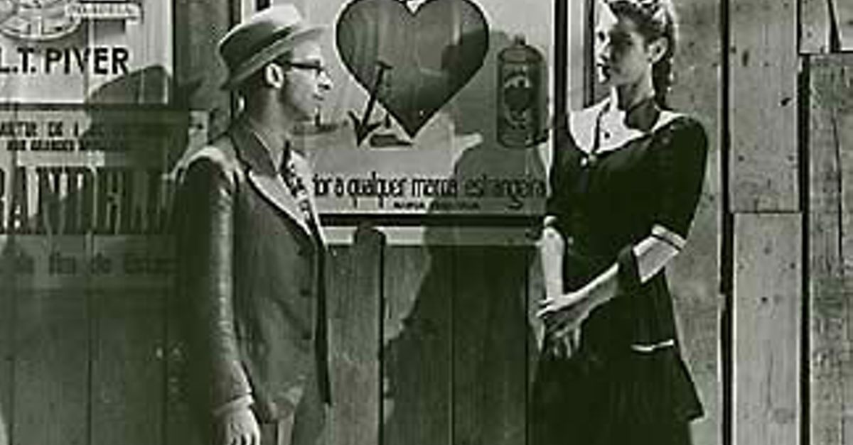 Leonor Maia and Francisco Ribeiro in O Pai Tirano (1941)