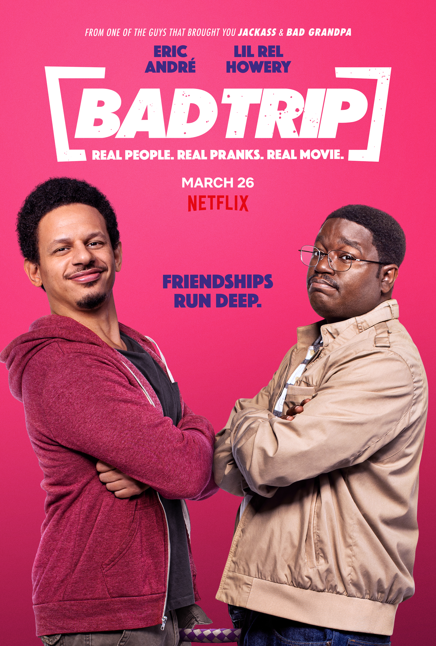 Lil Rel Howery and Eric André in Bad Trip (2021)