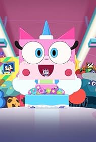 Tara Strong, Grey Griffin, Roger Craig Smith, and Kate Micucci in Unikitty! (2017)