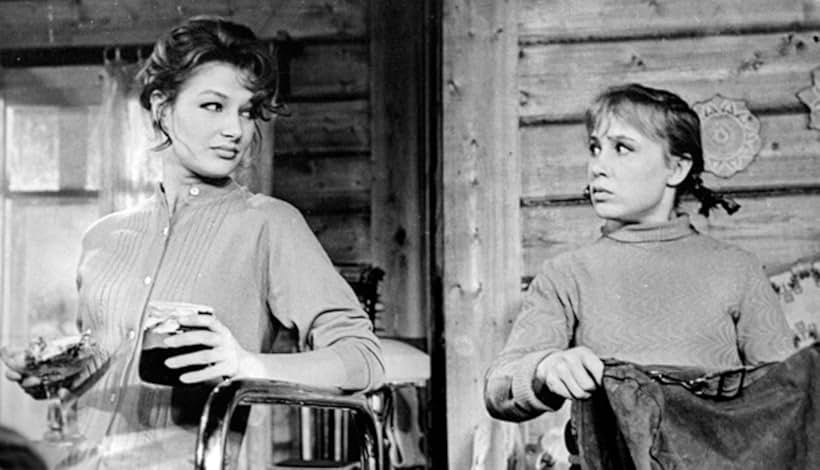 Svetlana Druzhinina and Nadezhda Rumyantseva in The Girls (1962)