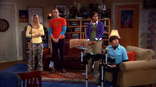 Kaley Cuoco, Simon Helberg, Jim Parsons, and Kunal Nayyar in The Big Bang Theory (2007)