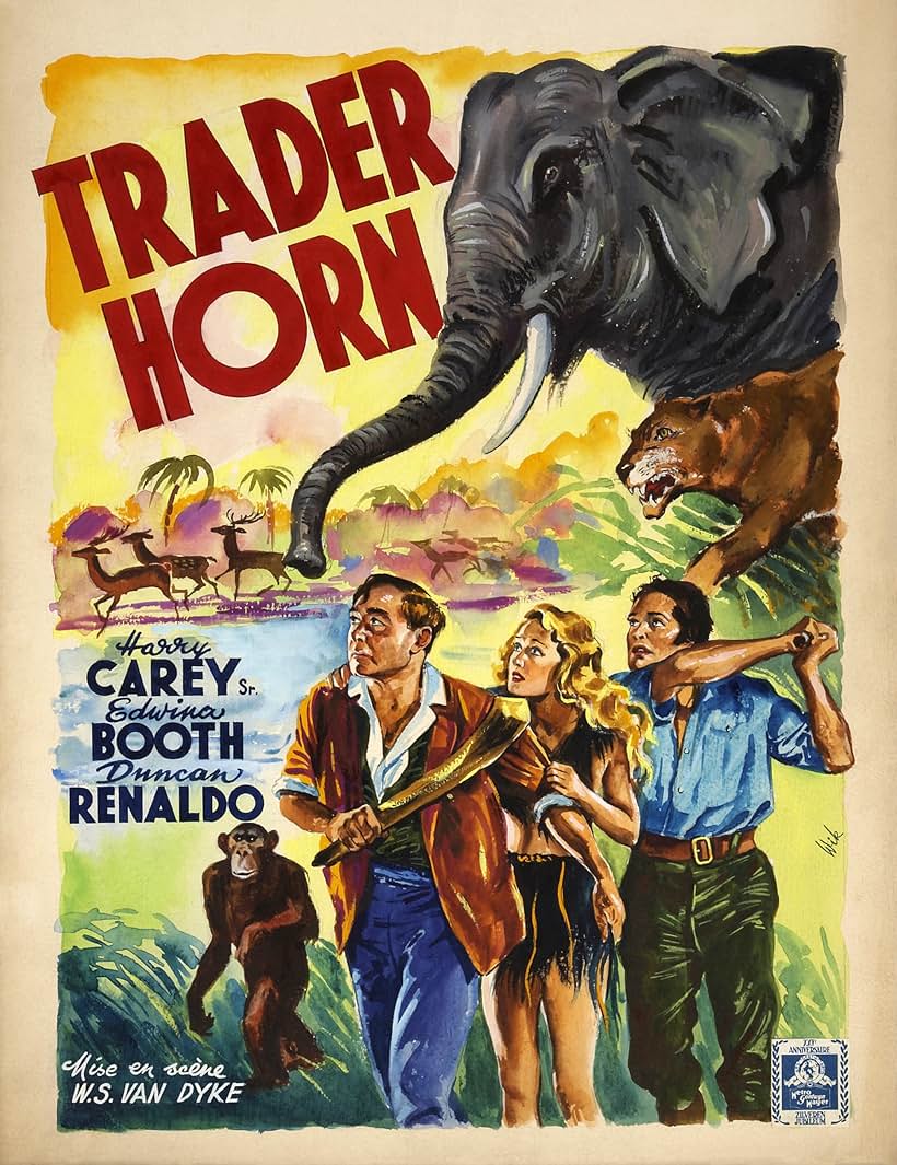 Harry Carey, Edwina Booth, and Duncan Renaldo in Trader Horn (1931)