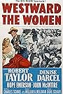 Robert Taylor, Denise Darcel, Marilyn Erskine, and Lenore Lonergan in Westward the Women (1951)